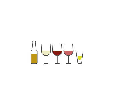 Bebidas - DRINKS beer cerveza design drinks iconos icons liquor vino wine