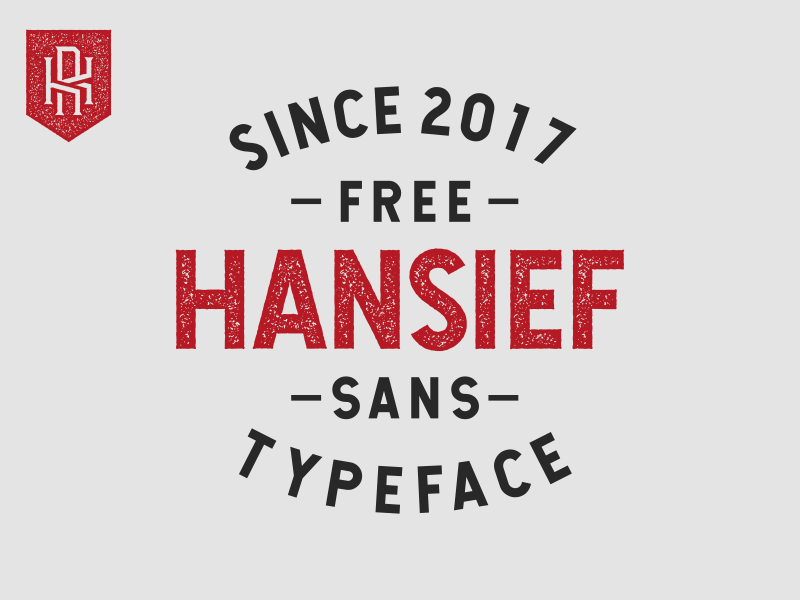 Hansief Typeface bold font free freebie freebies freefont sans sans serif typeface typography