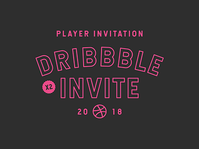 Dribbble Invite design dribbble dribbble invitation dribbble invite graphic invitation invite typography