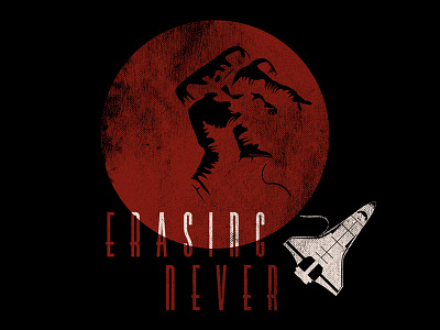 Erasing Never Astronaut Tee