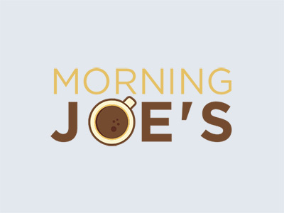 Cafe Logo Design branding coffee logo daily logo challenge design joes logo morning coffee visual identity