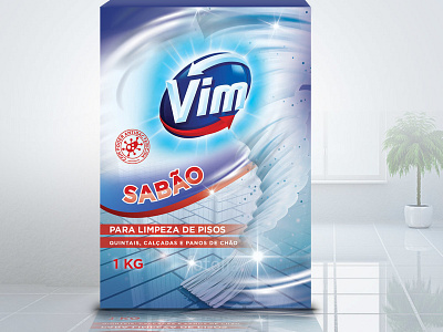 packaging design for a cleaning detergent