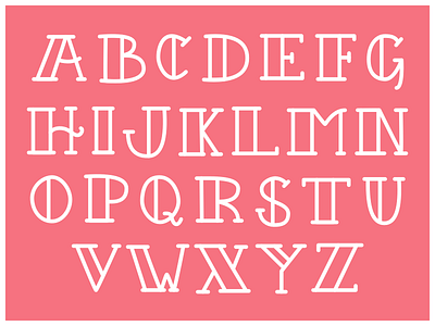 Typography | Old School alphabet illustration lettering old school sketch app typography vector art