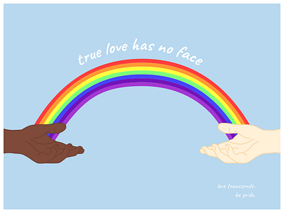 Pride | Poster I illustration lgbtqia pride rainbow vector vector art