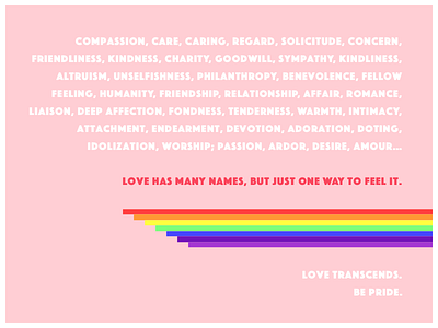 Pride | Poster II lgbtqia poster pride rainbow rainbow colors