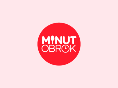 Minut obrok branding design illustration logo vector