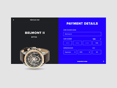 Daily UI Challenge #002 - Credit Card Checkout daily challenge design ui web