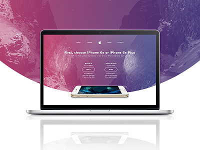 Daily UI Challenge #003 - Landing Page (Above The Fold) daily challenge ui web design
