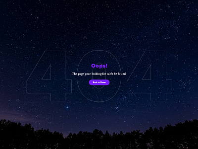 Daily UI Challenge #008 - 404 Page 404 daily challenge user interface web design