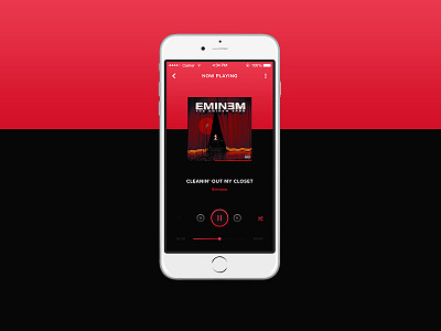 Daily UI Challenge #009 - Music Player android application daily challenge ios music player user interface