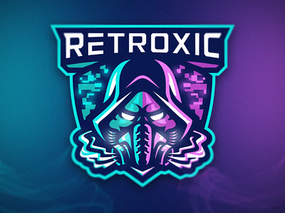Retroxic branding design esport gaming logo mascot retro sport