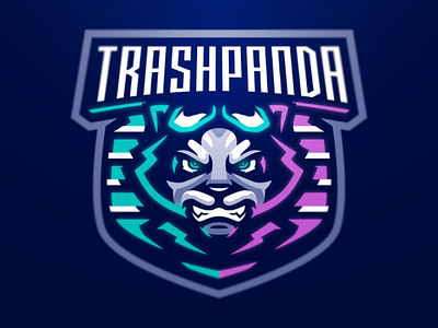 Trashpanda 80s brand branding character cyberpunk design esports illustration logo marvel mascot mixer neon racoon retro sports streamer trashpanda twitch youtube