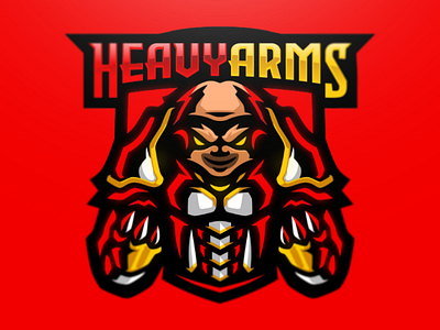 Heavy Arms animal armored brand branding design esports esports logo gamers gaming illustration knight logo logo design sloth sports stream twitch wild youtube