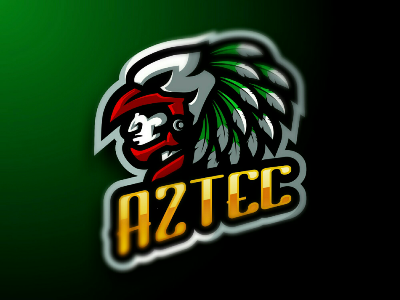 Aztec aztec badass brandings design esport game gaming illustration logo sport team warrior