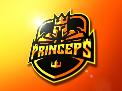 Princeps branding esport gaming icon illustration king knight logo sport