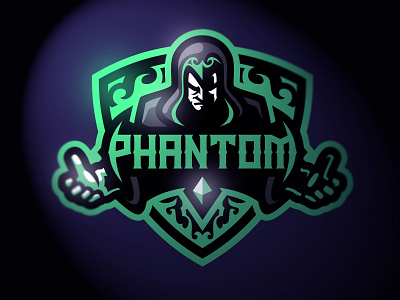 Phantom art branding design dribbble esport esportlogo game gaming graphic illustration logo mascot phantom sport team