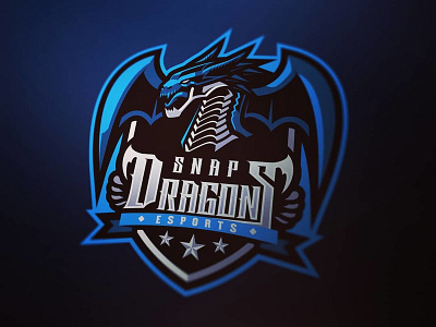 Snap Dragons art branding brandings design dribbble esport gaming graphic illustration logo mascot sport team