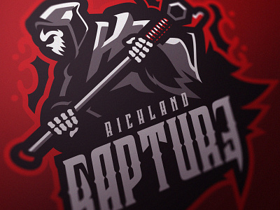 Richland Rapture art branding design dribbble esport esportlogo gaming graphic icon illustration logo mascot sport team vector