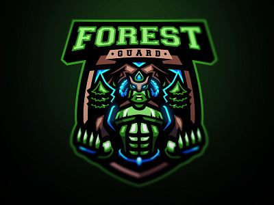 Forest Guard art beast branding design dribbble esport esportlogo gaming graphic illustration knight logo mascot sport team vector