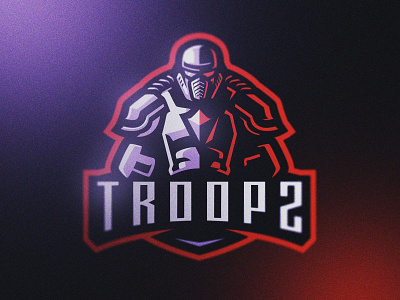 Troopz art branding brandings design dribbble esport esportlogo game gaming graphic icon illustration knight logo mascot sport team typography vector warrior