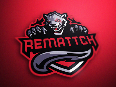 Remattch alpha art beast brand design e sports gaming graphic illustration logo mascot sports