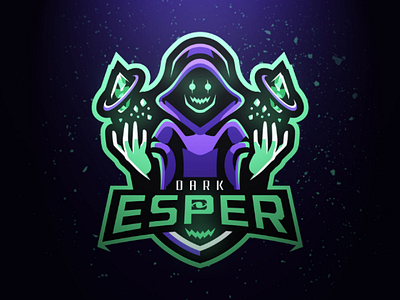 Dark Esper art bold brand dark design e sports gaming graphic illustration logo logotype mascot sports
