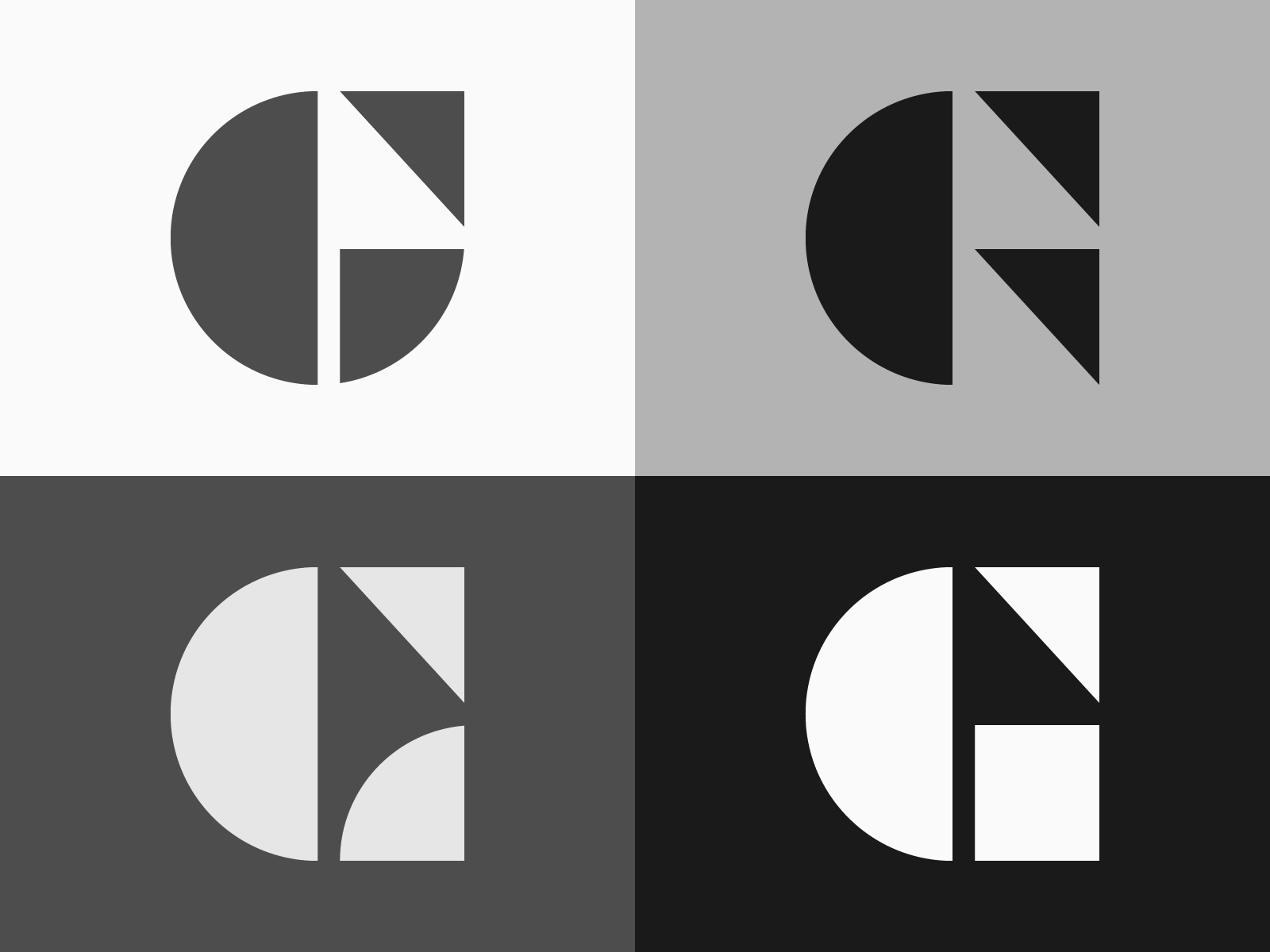 Letter G - Logo, lettermark, branding, icon, geometric by Satriyo