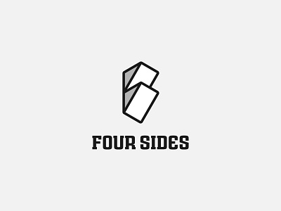 Four sides - Logo design, icon, branding, monogram