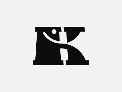 Letter K - Logo design, branding, monogram, icon alphabet alphabet logo letter k letter logo lettering lettermark logo logo design logo lettering logos logotype minimalist logo modern logo monogram people logo simple logo smiley face