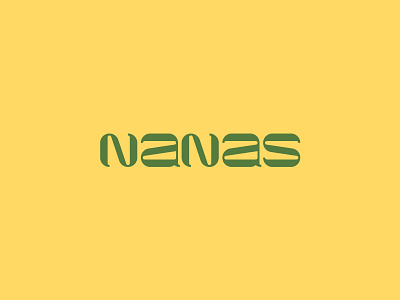 Nanas - Logo design, branding, logotype, typography