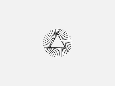 A circle and a triangle - Logo design, branding, minimalist branding circle circle logo clean design clean logo icon logo logo design logos mark minimalist logo modern design modern logo simple lines simple logo triangle triangle logo