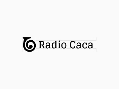 Radio Caca (Raca) - Logo design, icon, branding branding graphic design icon lettering logo logo design logos logotype modern logo monogram raca radio caca simple logo typography ui