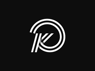 Letter P & K - Logo design, icon, branding abstract logo letter k letter p lettering lettermark logo logo design logotype minimalist logo modern logo modern logo design monogram simple logo typography