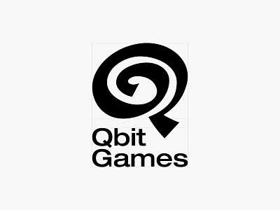Qbit Games (Q+G) - Logo design, icon, branding, letter