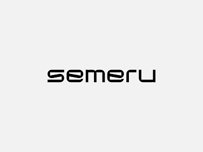 Semeru - Logo design, icon, branding, logotype branding graphic design handlettering handmadefont lettering lettermark logo logotype monogram semeru typography