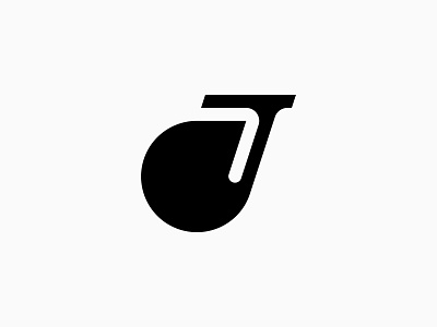 The letter J - Logo design, icon, branding