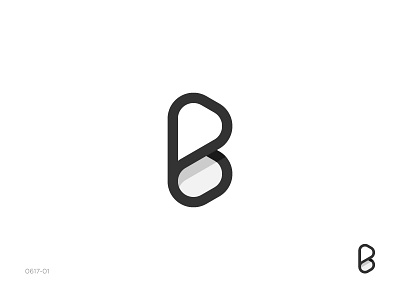 B branding design flat icon illustration lettering logo logotype mark monogram type typography