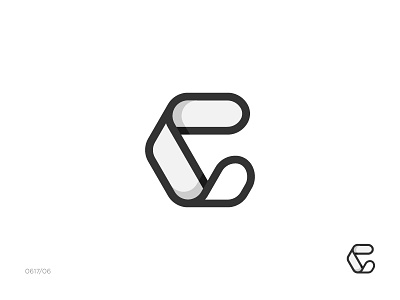 C branding design flat icon illustration lettering logo logotype mark monogram type typography