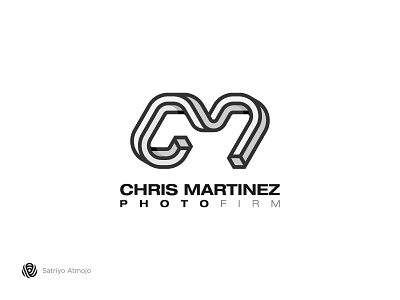 Chris Martinez Photo Firm branding design flat icon illustration lettering logo logotype mark monogram type typography