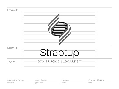 Straptup logo | Letter S | Mark | Branding flat icon illustration letter lettering logo logotype mark monogram symbol typography