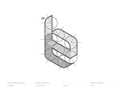 Construction of be / eb monogram | logo | icon | logotype