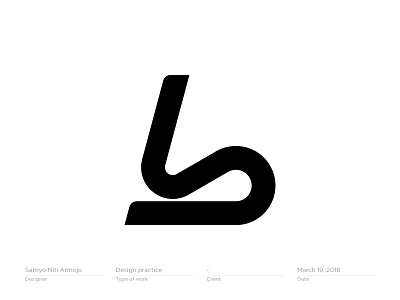 The letter b | Logo | Logotype | Monogram flat icon illustration letter lettering logo logotype mark monogram symbol typography