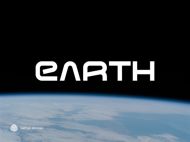 Earth | logotype | logo | typeface by Satriyo Atmojo on Dribbble