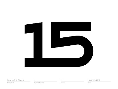 Number 15 #3 - Logo, Mark, Icon, Branding