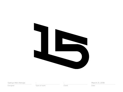 Number 15 #4 - Logo, Mark, Icon, Branding