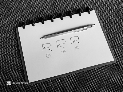 R for Repost #1 - Logo, Mark, Icon, Branding, Monogram