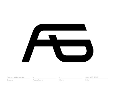 AG - Logo, Mark, Icon, Branding, Monogram