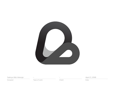 Letter B - Logo, Mark, Icon, Branding, Monogram branding clean design flat icon identity illustration letter lettering logo logotype mark minimal monogram negative simple symbol type typography vector