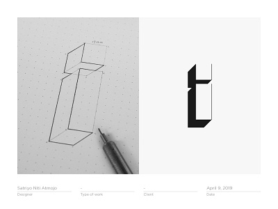 Letter i - Logo, Mark, Icon, Branding, Monogram