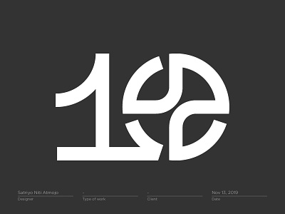Ten / 10 years old 10 flat icon illustration lettering logo logotype mark monogram number numbers ten
